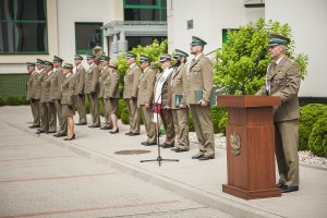 Ślubowanie nowo przyjętych funkcjonariuszy NOSG