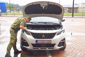 Peugeot odzyskany w Terespolu