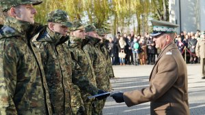 Ślubowanie nowo przyjętych funkcjonariuszy NOSG