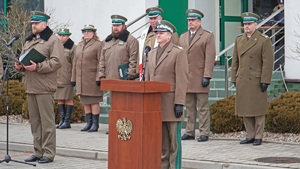 Ślubowanie nowo przyjętych funkcjonariuszy NOSG
