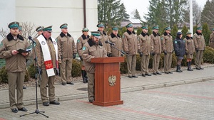 Ślubowanie nowo przyjętych funkcjonariuszy NOSG