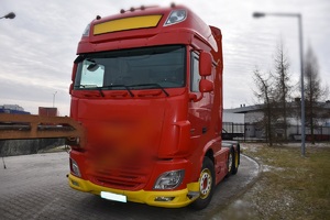 DAF z przerobionym numerem VIN zatrzymany na granicy