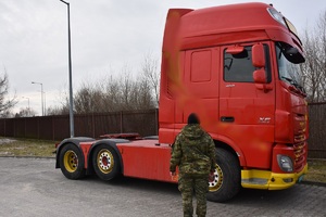 DAF z przerobionym numerem VIN zatrzymany na granicy