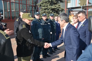 Prezydent Konfederacji Szwajcarskiej z wizytą w Nadbużańskim Oddziale SG