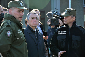 Prezydent Konfederacji Szwajcarskiej z wizytą w Nadbużańskim Oddziale SG