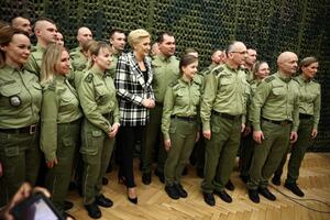 Spotkanie Małżonki Prezydenta z funkcjonariuszami Straży Granicznej