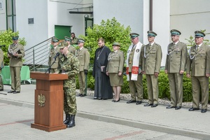 Ślubowanie nowo przyjętych funkcjonariuszy NOSG