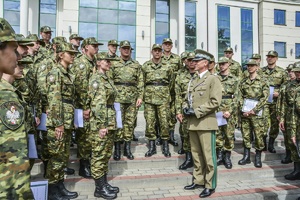 Ślubowanie nowo przyjętych funkcjonariuszy NOSG