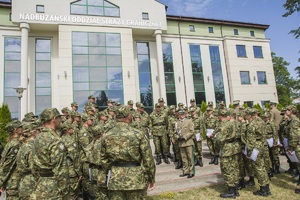 Ślubowanie nowo przyjętych funkcjonariuszy NOSG