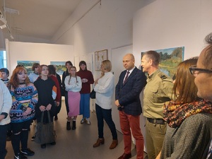 Wystawa prac "U progu Niepodległej" i konferencja prasowa w Lublinie