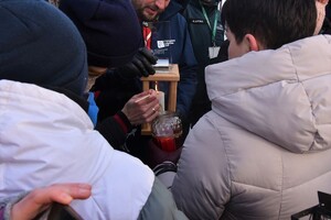 Betlejemskie Światełko Pokoju na granicy polsko-ukraińskiej