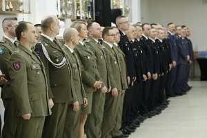 Spotkanie opłatkowe lubelskich służb mundurowych