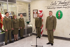 Uroczysta zbiórka kadry NOSG