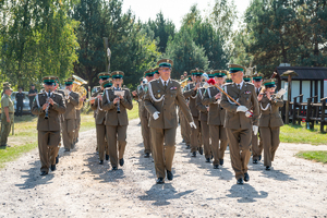 Orkiestra Reprezentacyjna SG podczas obchodów 84. rocznicy bitwy pod Wytycznem