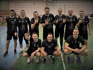 Funkcjonariusze SG podczas rozgrywek Mistrzostw Polski Służb Mundurowych w Piłce Siatkowej