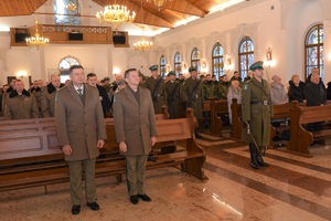 Msza Święta w Kościele Garnizonowym w Chełmie z udziałem funkcjonariuszy SG oraz zaproszonych gości