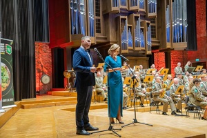 Koncert karnawałowy Orkiestry Reprezentacyjnej Straży Granicznej w Filharmonii Lubelskiej