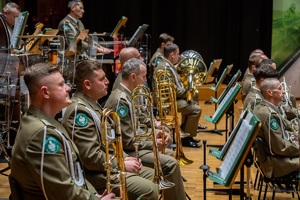 Koncert karnawałowy Orkiestry Reprezentacyjnej Straży Granicznej w Filharmonii Lubelskiej