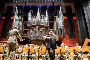 Koncert karnawałowy Orkiestry Reprezentacyjnej Straży Granicznej w Filharmonii Lubelskiej