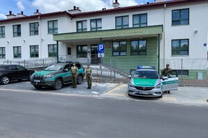 Funkcjonariusze z Nadbużańskiego Oddziału SG, uczcili pamięć tragicznie zmarłego żołnierza poprzez włączenie sygnałów świetlno-dźwiękowych pojazdów uprzywilejowanych