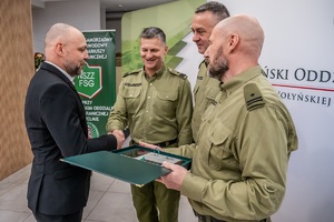 Komendant NOSG składa podziękowania