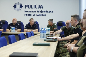 Kadra kierownicza służb podczas rozmów