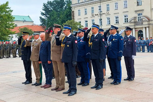 Delegacja służb mundurowych