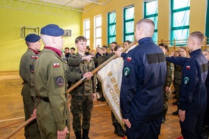 Ślubowanie uczniów klas mundurowych
