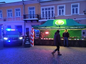 Stoisko NOSG podczas tegorocznego finału WOŚP w Chełmie