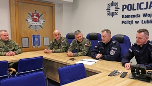Spotkanie w KW Policji w Lublinie