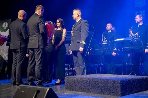 Koncert Orkiestry Morskiego Oddziału SG w NOSG z okazji 35. rocznicy powołania Straży Granicznej pt. "Zakochaj się w służbie" w CHDK