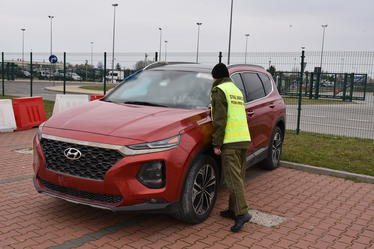 Auto z USA zabezpieczone na granicy w Zosinie Aktualności